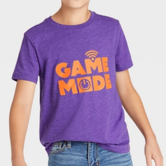 Cat & Jack Shirts & Tops Nwt Cat Jack Game Mode Tee Poshmark